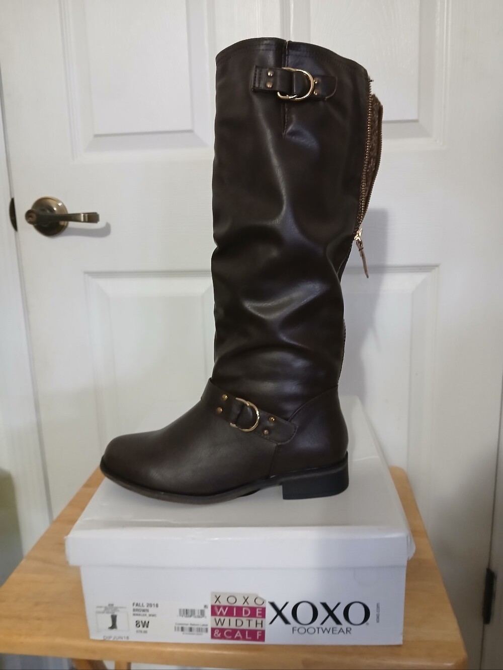 XOXO MINKLER WIDE CALF RIDING BOOTS “NWT”
Sizes available  6-1/2W, 7W, 7-1/2W, 8 - Picture 6 of 7